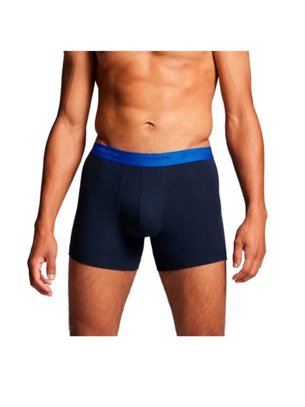 Scotch & Soda Blue Boxer Briefs with Comfortable Fit Logo Waistband XL new